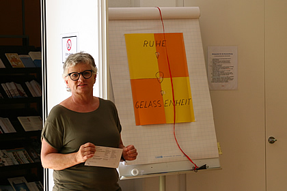 Foto-Impression vom ersten Atem- und Bewegungs-Erlebnistag von Ursula Schwendimann und Kathrin Ambühl-Kaufmann im August 2020.